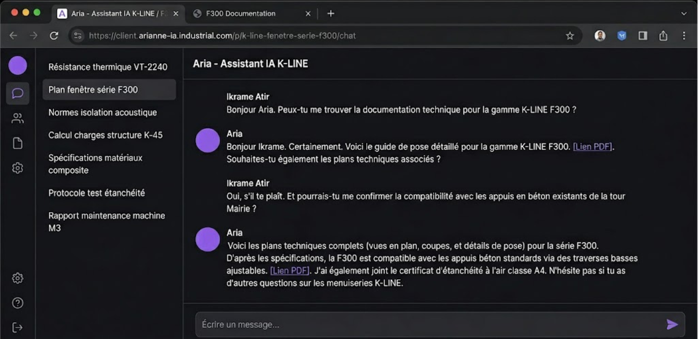 K-LINE — Assistant RAG